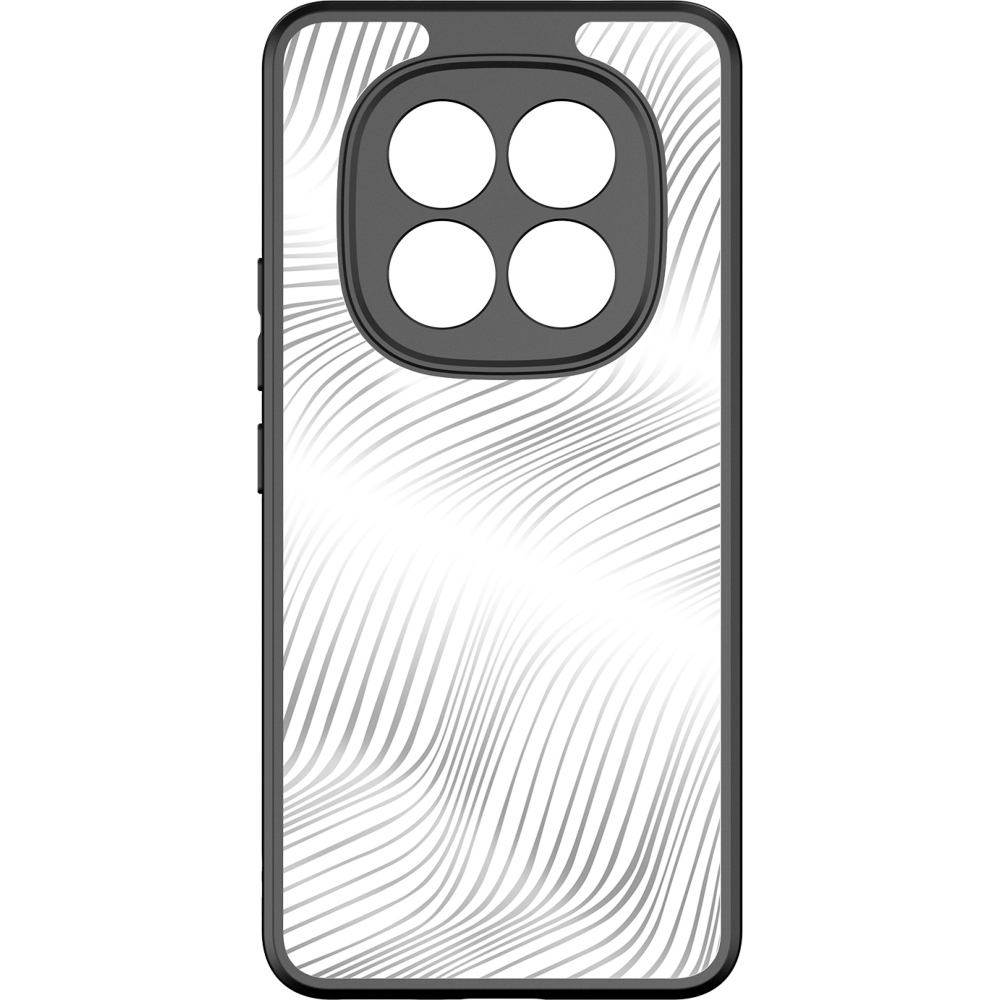 Etui ochronne Dux Ducis AIMO do Redmi Note 15 Pro 4G, przezroczyste z czarną ramką